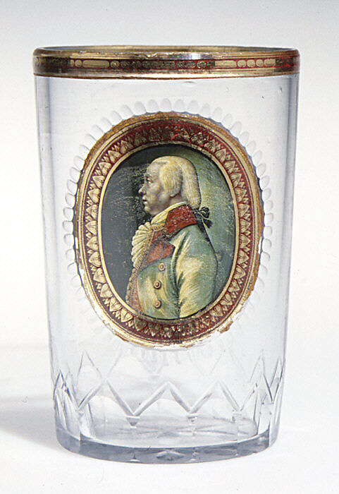 Beaker, Johann Joseph Mildner (Austrian, 1764–1808), Glass, Austrian, Gutenbrunn 