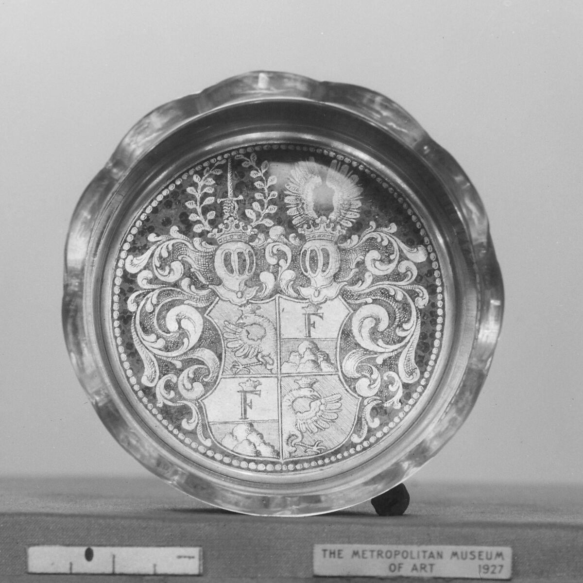 Saltcellar, Johann Joseph Mildner (Austrian, 1764–1808), Glass, Austrian, Gutenbrunn