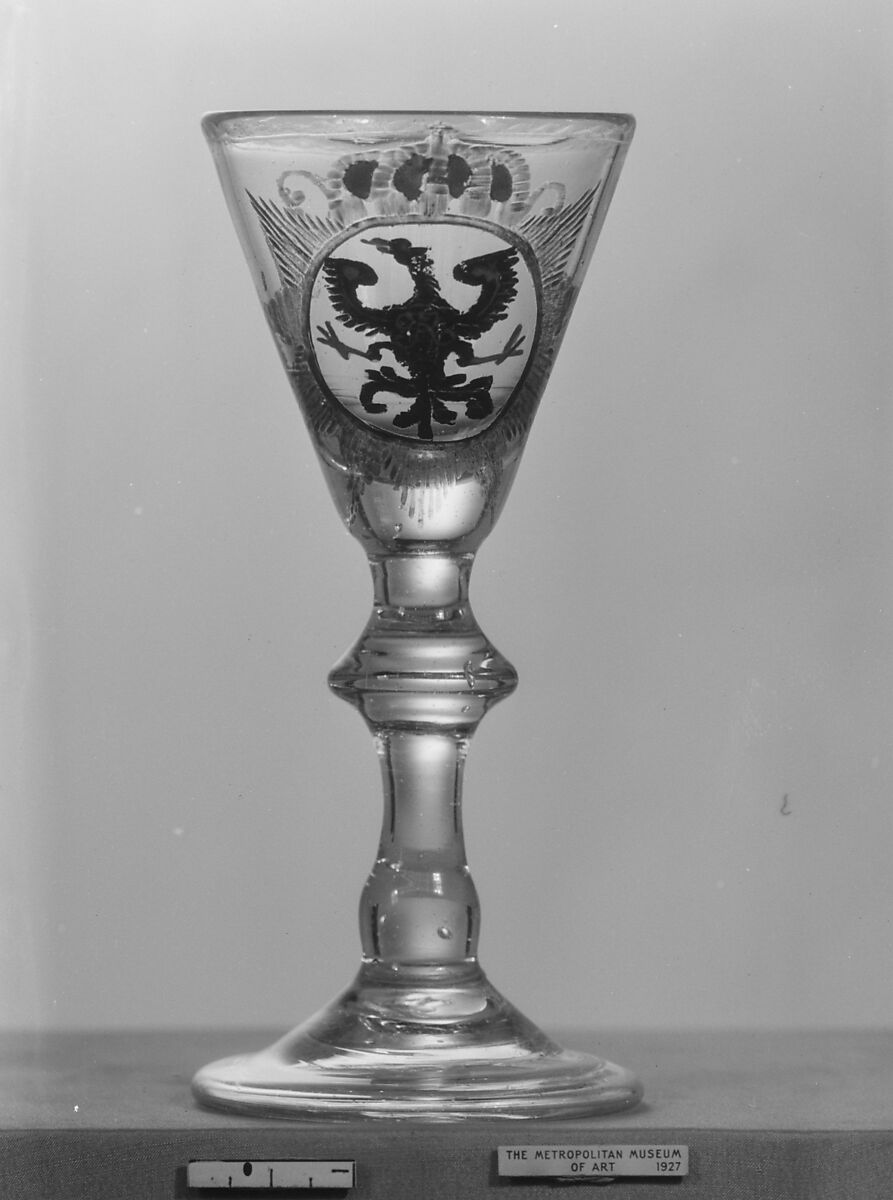 Wineglass, Glass, German, Brandenburg 