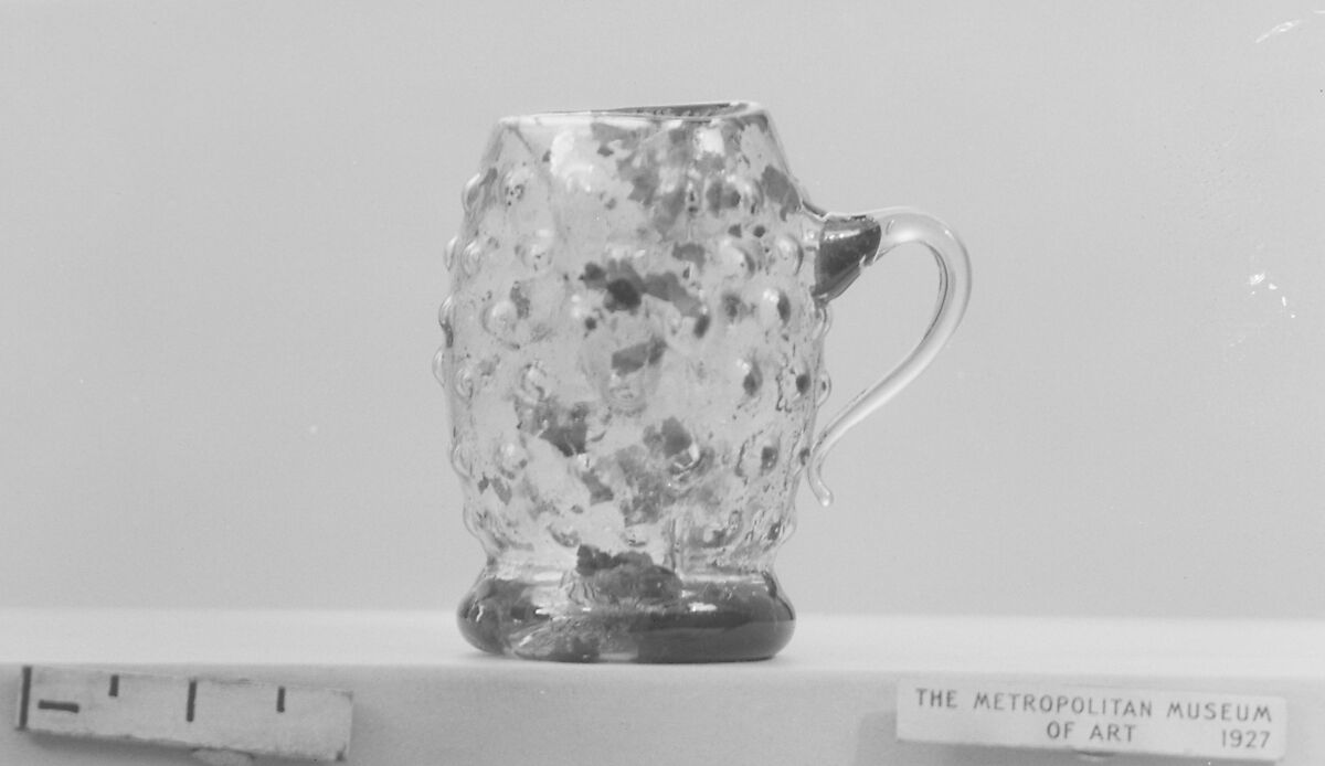 Miniature mug, Glass, German 