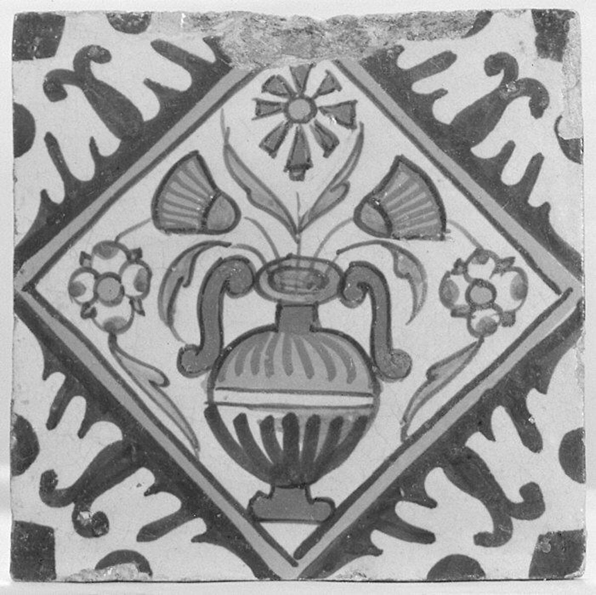 Tiles, Tin-glazed earthenware, Dutch