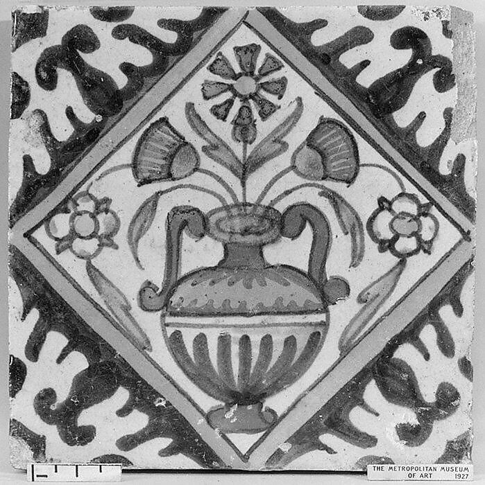 Tiles, Tin-glazed earthenware, Dutch