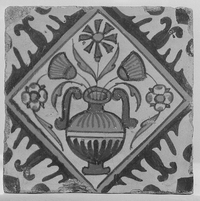 Tiles, Tin-glazed earthenware, Dutch