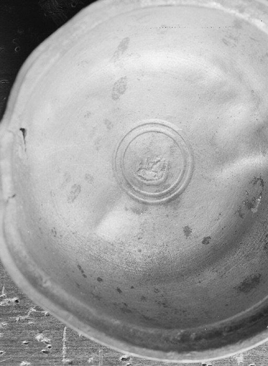 Tankard (Schnelle) with The Last Judgment, F. Trac (active 1559–68), White stoneware, pewter, German, Siegburg