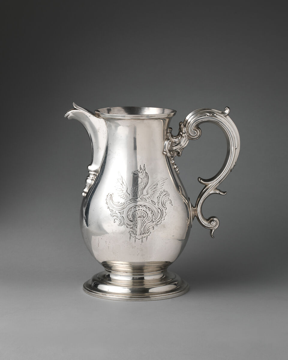 Pitcher, John Swift (British, active from 1728), Silver, British, London 