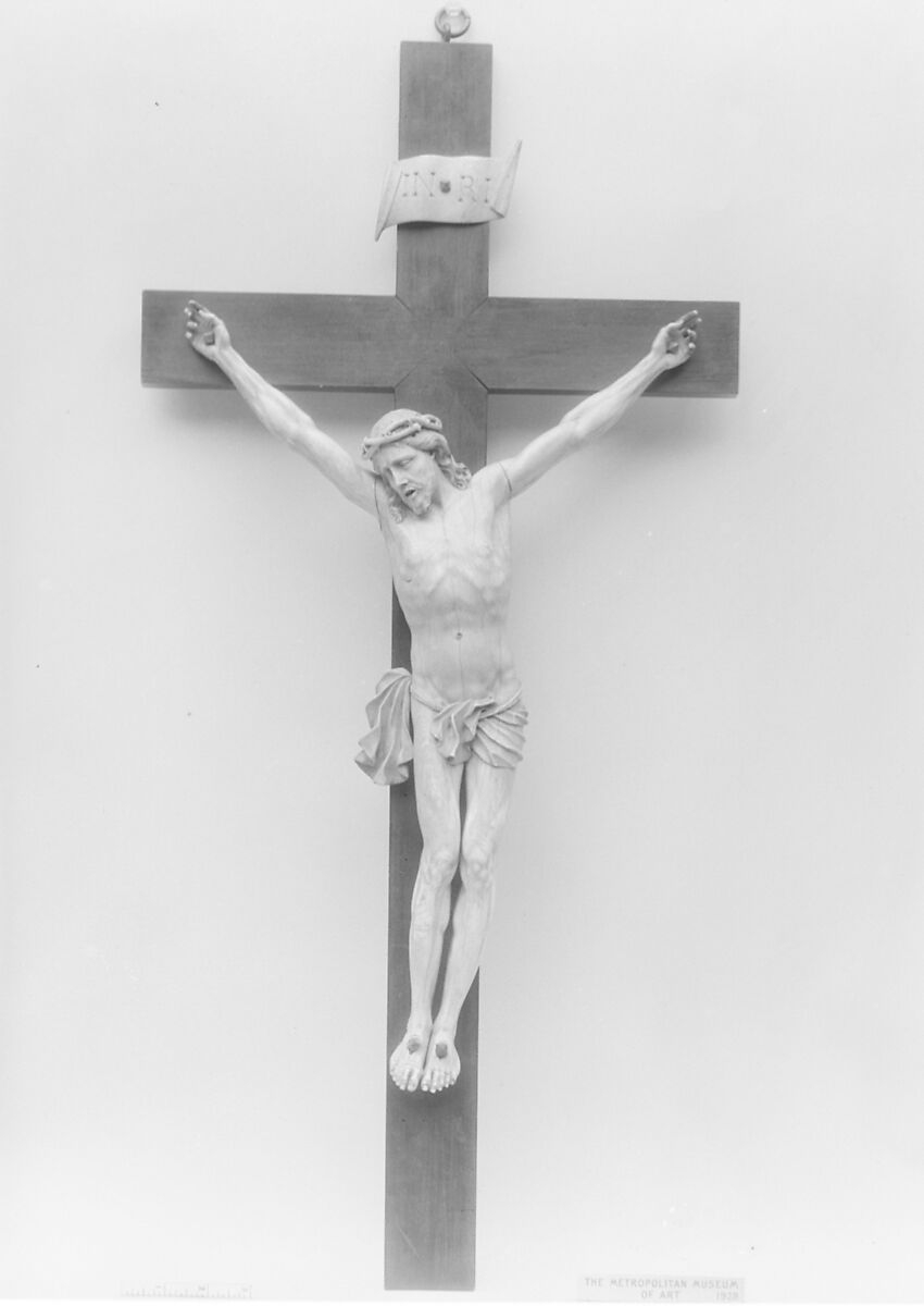 Crucifix, Ivory, Northern French or Flemish 