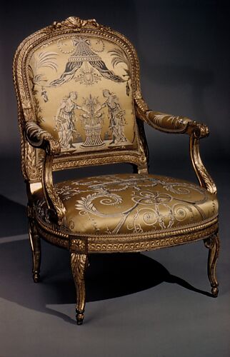 Armchair (fauteuil à la reine), French, Paris