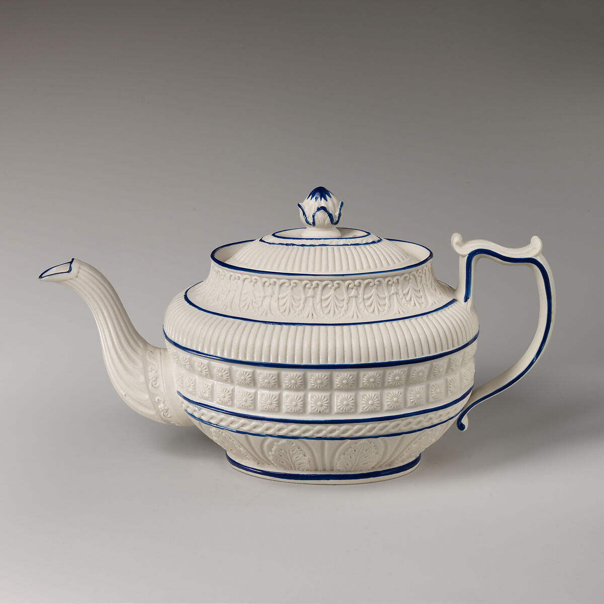 Teapot, Stoneware, British 
