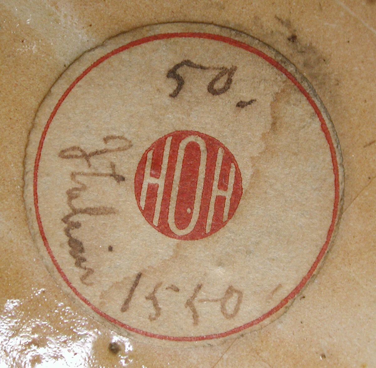 Dish with the Incredulity of St. Thomas, Maiolica (tin-glazed earthenware), lustered, Italian, Deruta