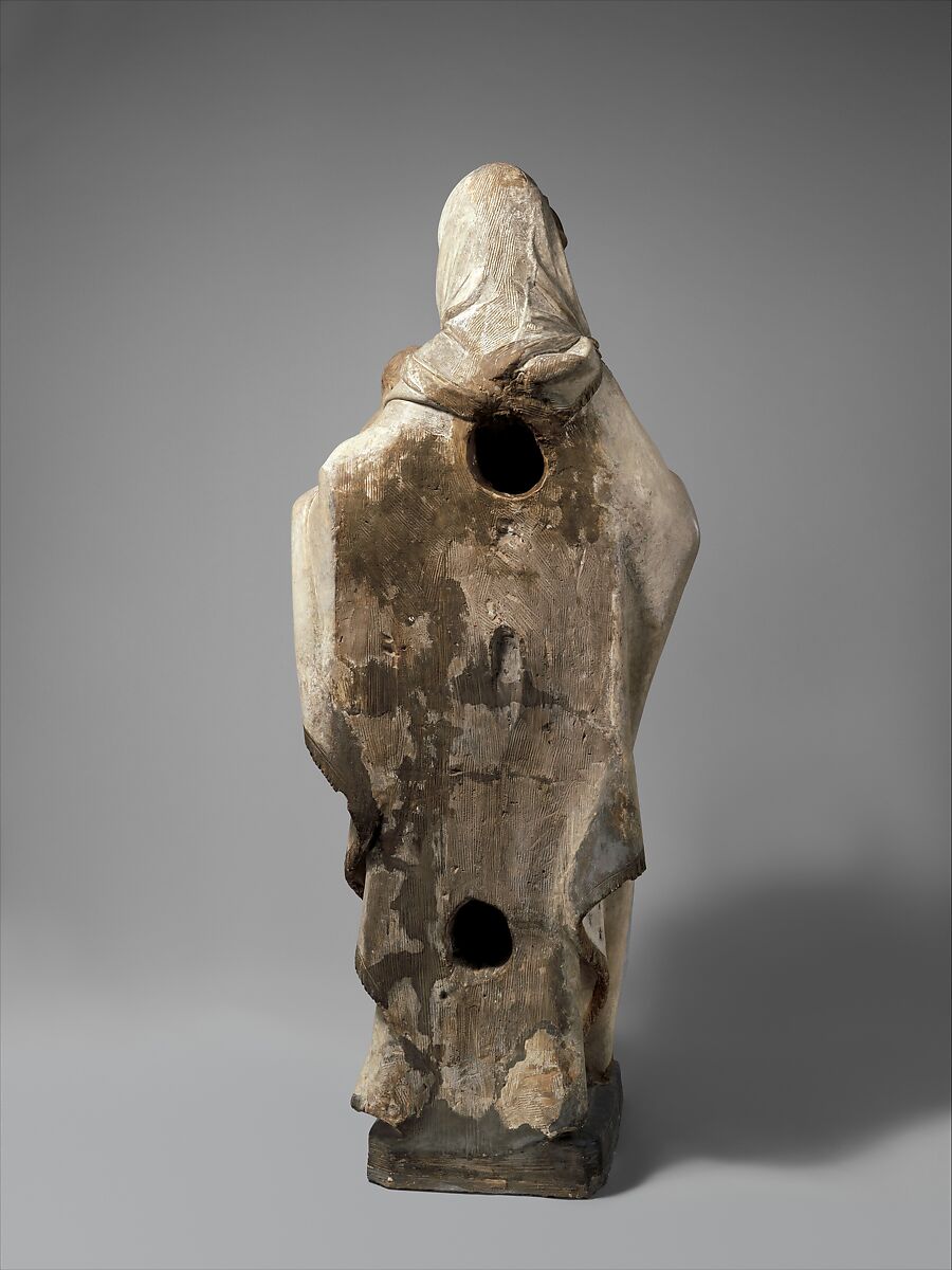 Virgin and Child, Circle of Pierre Biardeau (French, Le Mans 1608–1671 Angers), Terracotta, partially polychromed and gilt, Northwestern French