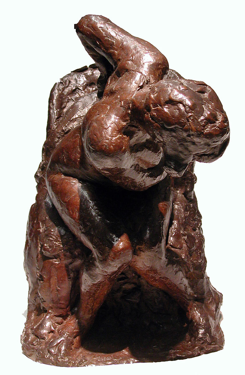 Seated Woman Wiping her Left Hip, Edgar Degas (French, Paris 1834–1917 Paris), Bronze, French