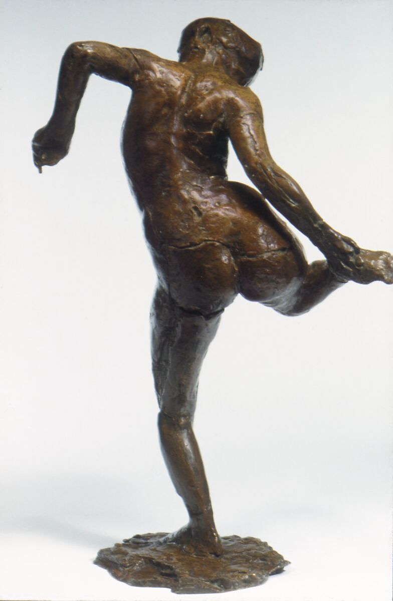 Dancer Looking at the Sole of Her Right Foot (Third State), Edgar Degas (French, Paris 1834–1917 Paris), Bronze, French