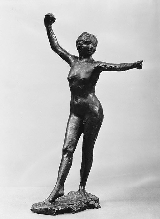 Tendu Devant, Edgar Degas (French, Paris 1834–1917 Paris), Bronze, French