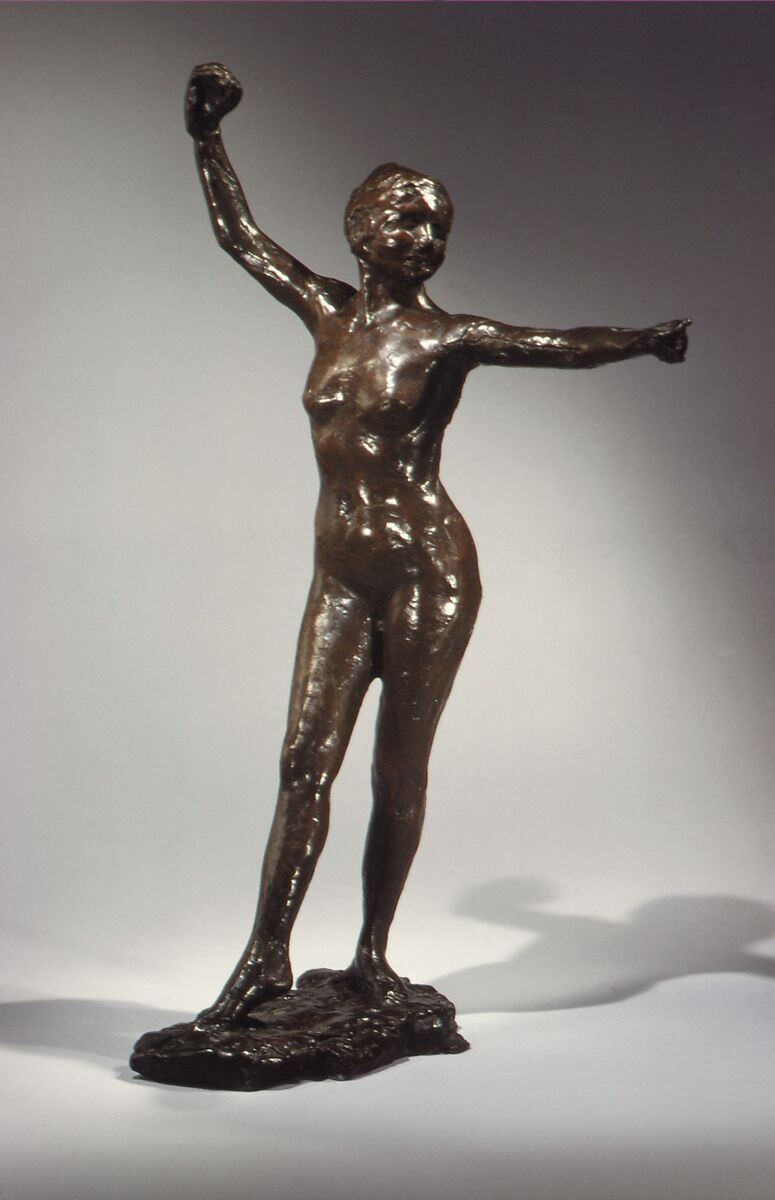 Tendu Devant, Edgar Degas (French, Paris 1834–1917 Paris), Bronze, French 