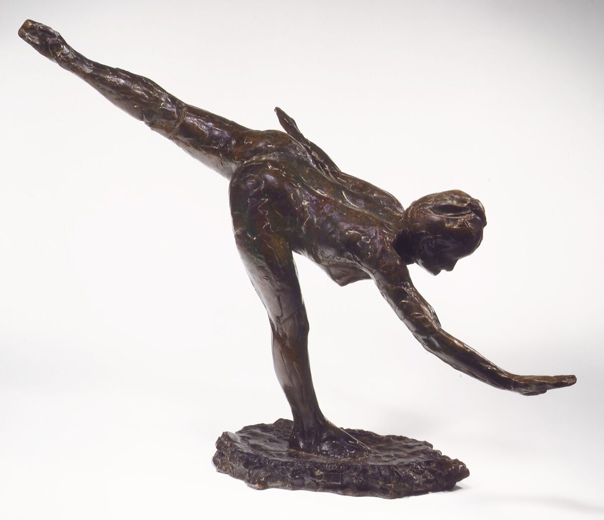 First Arabesque Penché, Edgar Degas (French, Paris 1834–1917 Paris), Bronze, French 