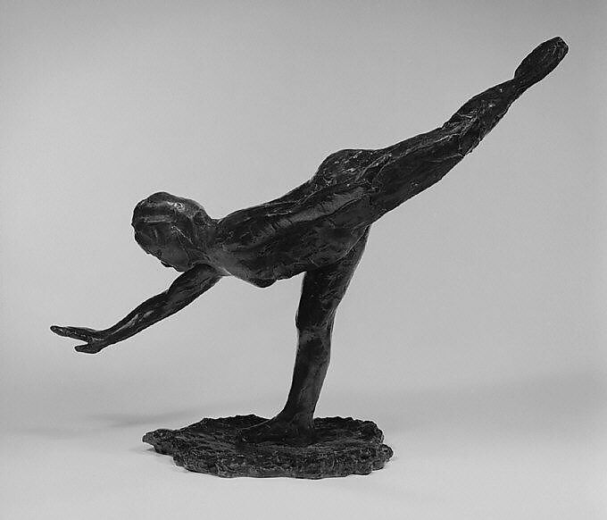 First Arabesque Penché, Edgar Degas (French, Paris 1834–1917 Paris), Bronze, French