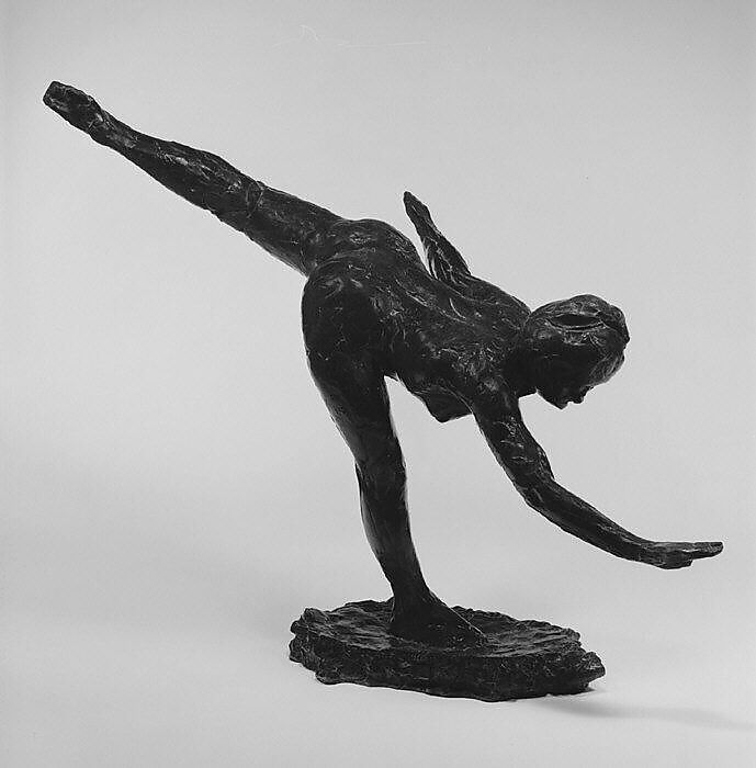 First Arabesque Penché, Edgar Degas (French, Paris 1834–1917 Paris), Bronze, French