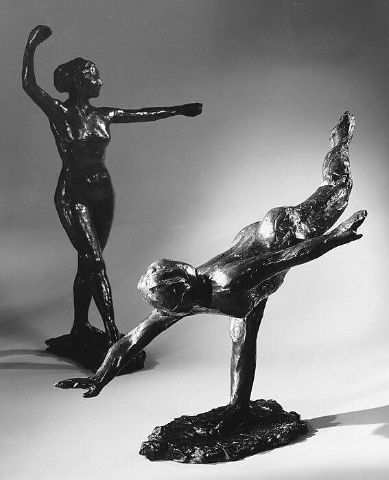 First Arabesque Penché, Edgar Degas (French, Paris 1834–1917 Paris), Bronze, French