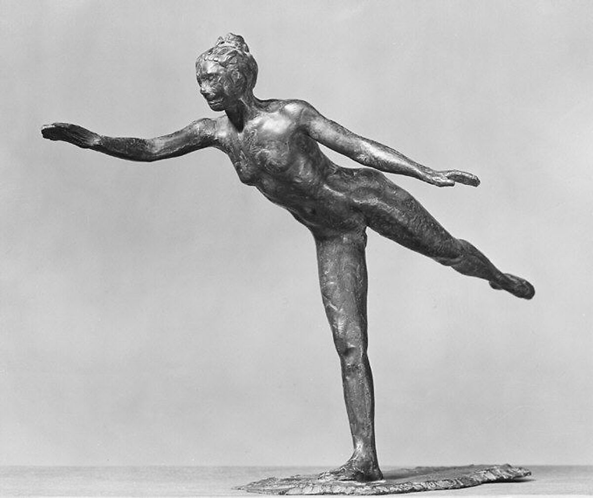First Arabesque, Edgar Degas (French, Paris 1834–1917 Paris), Bronze, French 