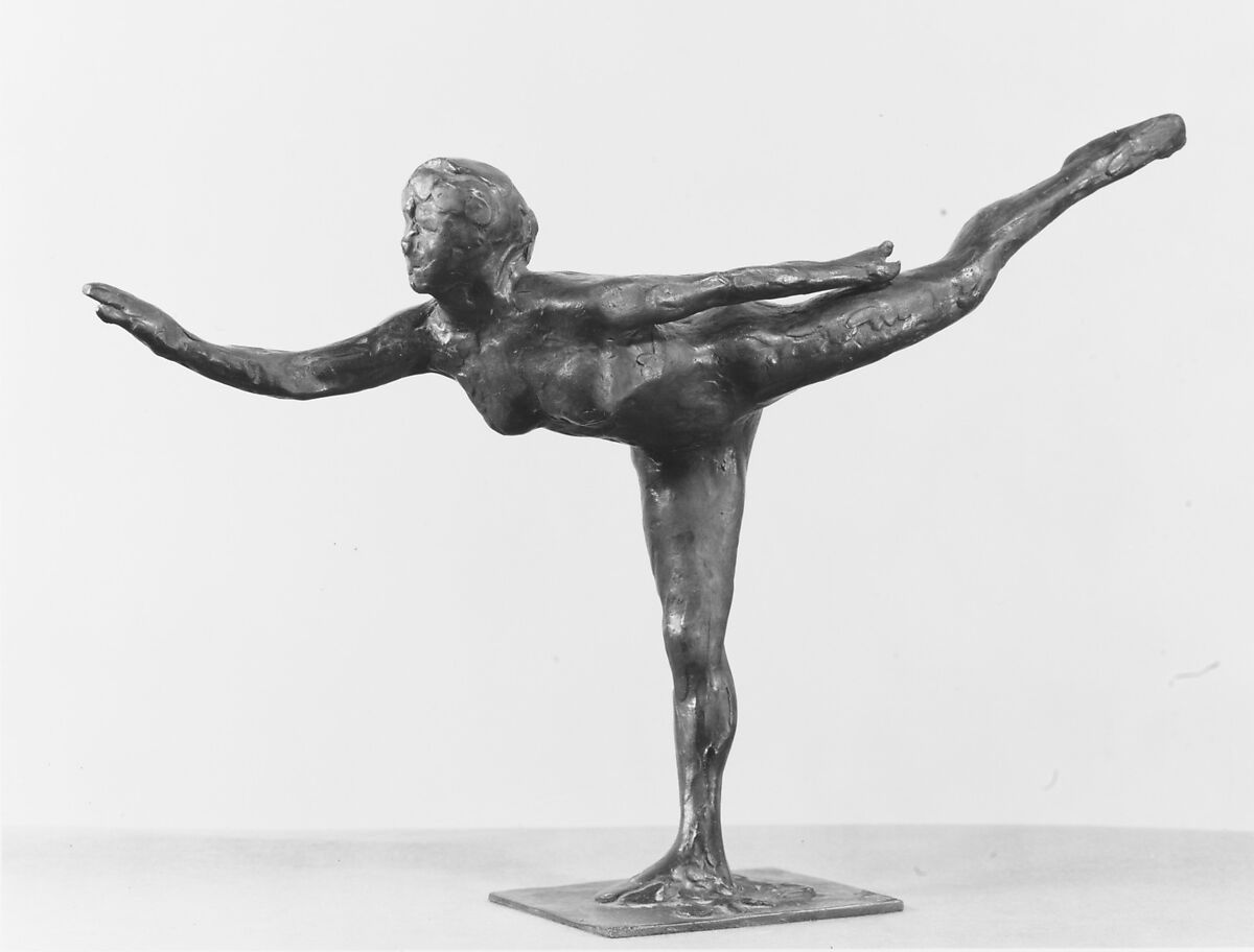 Second Arabesque, Edgar Degas (French, Paris 1834–1917 Paris), Bronze, French, Paris 