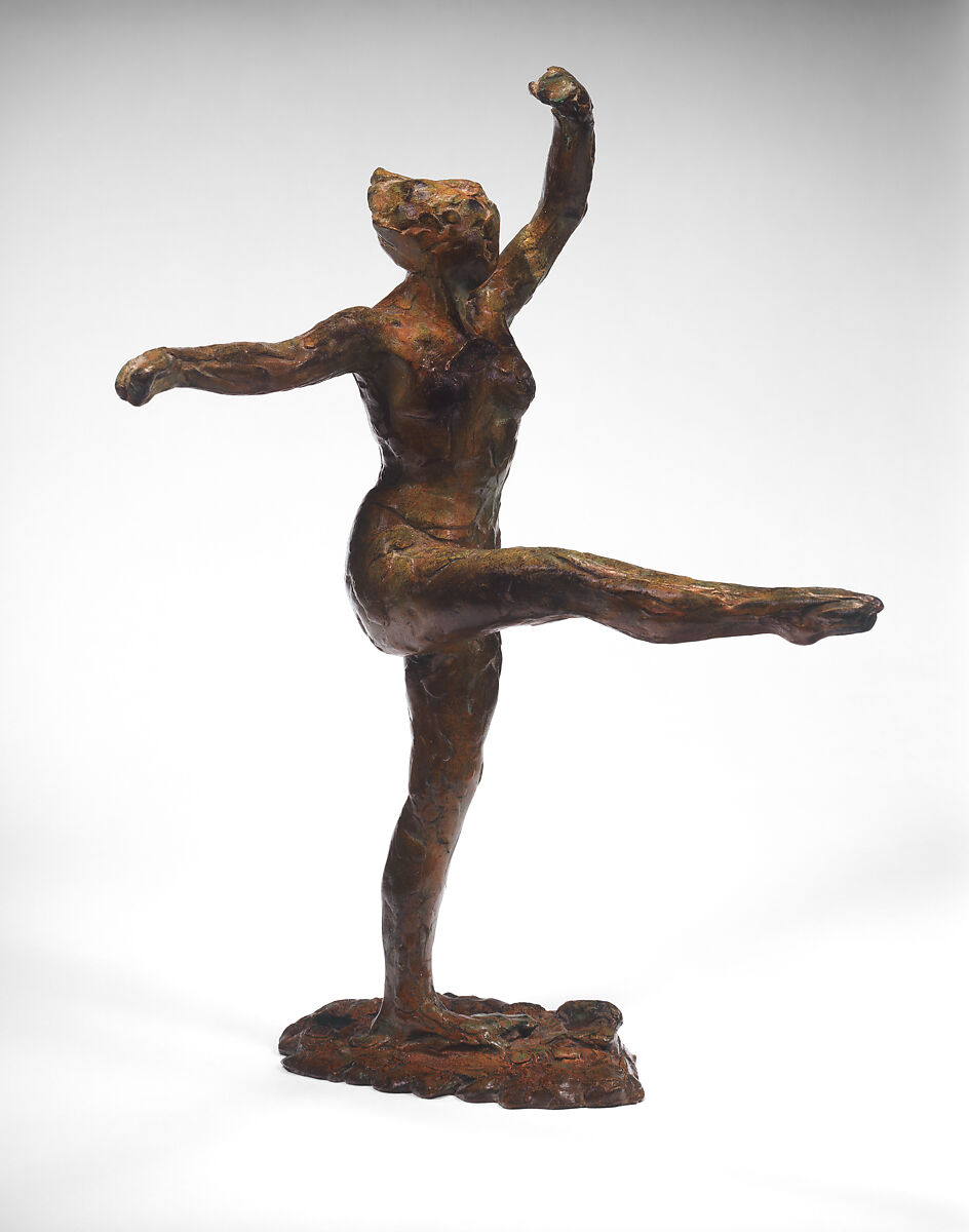 Arabesque Devant, Edgar Degas  French, Bronze, French