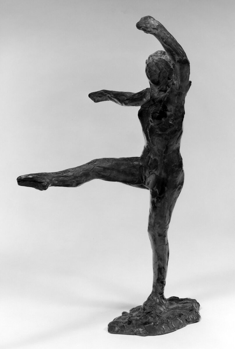 Arabesque Devant, Edgar Degas (French, Paris 1834–1917 Paris), Bronze, French