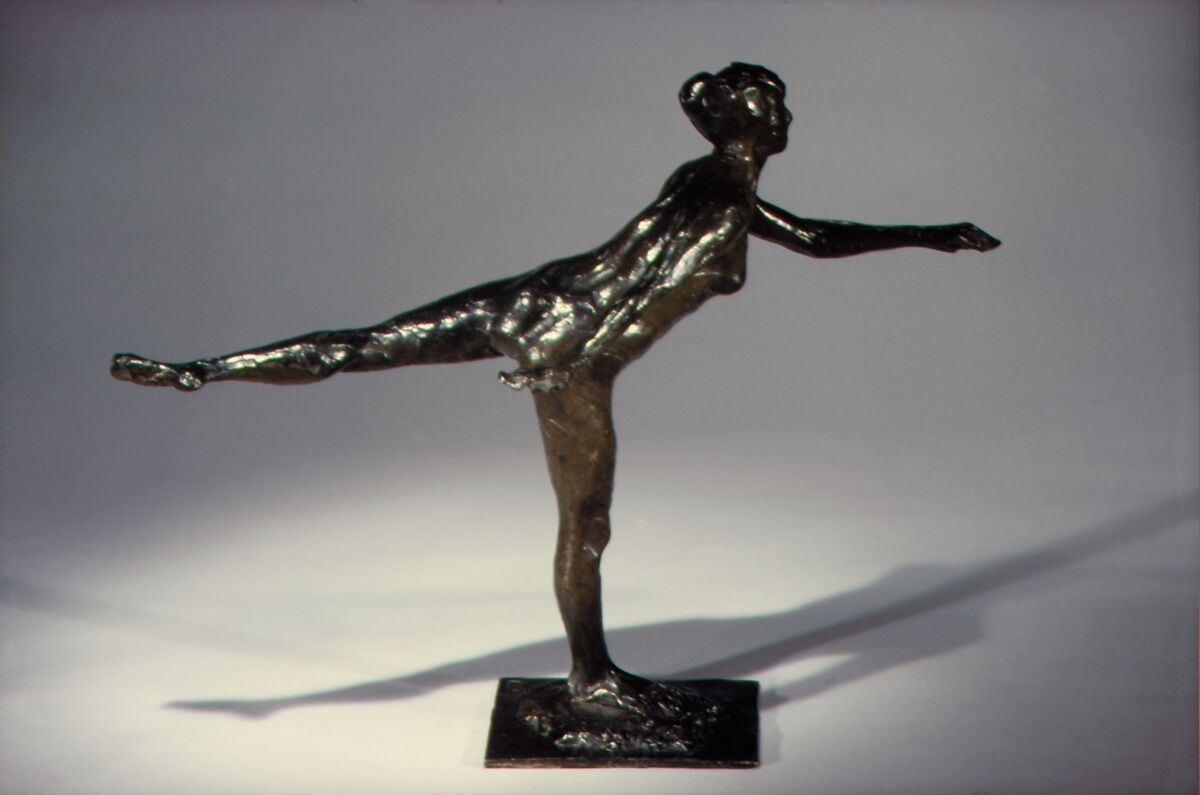 Second Arabesque, Edgar Degas (French, Paris 1834–1917 Paris), Bronze, French 