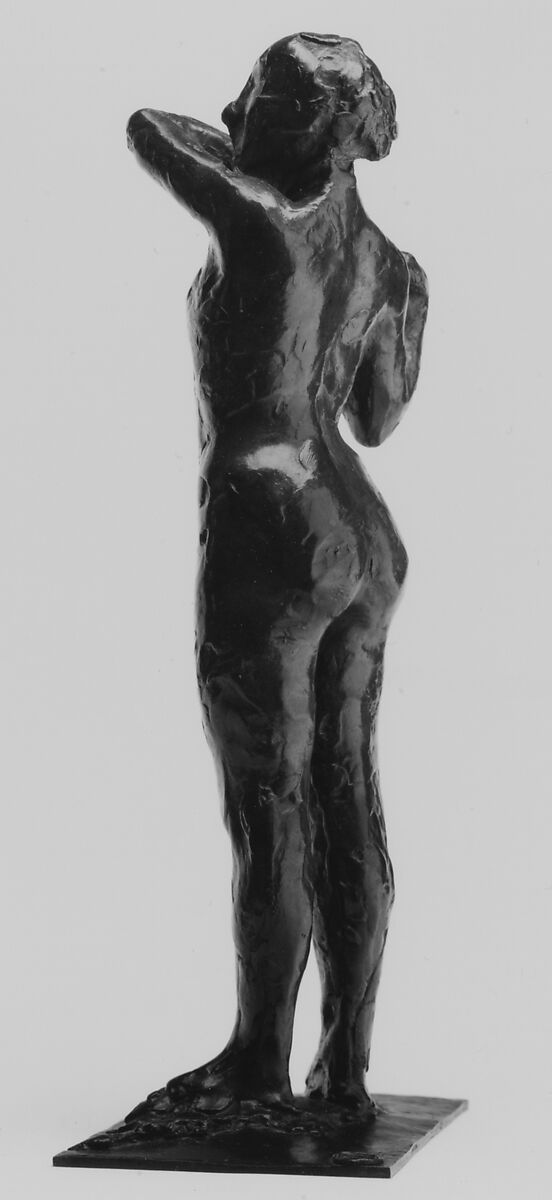 Dancer Adjusting the Shoulder Strap of Her Bodice, Edgar Degas  French, Bronze, French