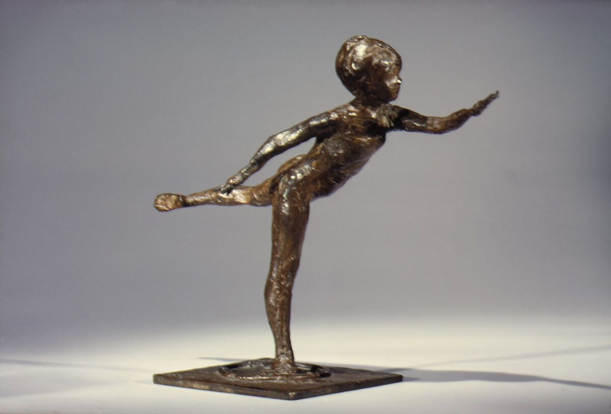 Second Arabesque, Edgar Degas (French, Paris 1834–1917 Paris), Bronze, French 