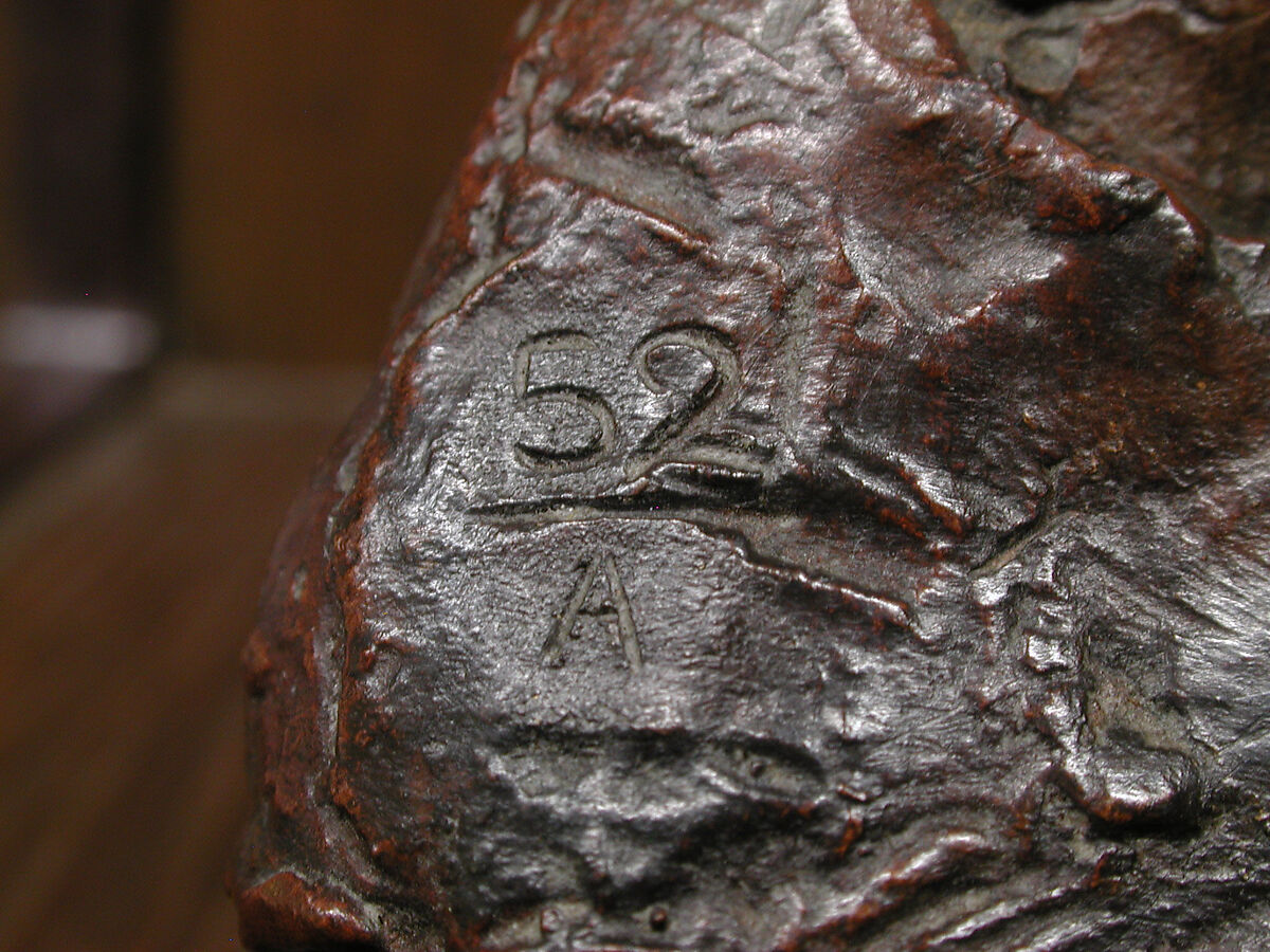 Dancer Putting on Her Stocking (First State), Edgar Degas (French, Paris 1834–1917 Paris), Bronze, French