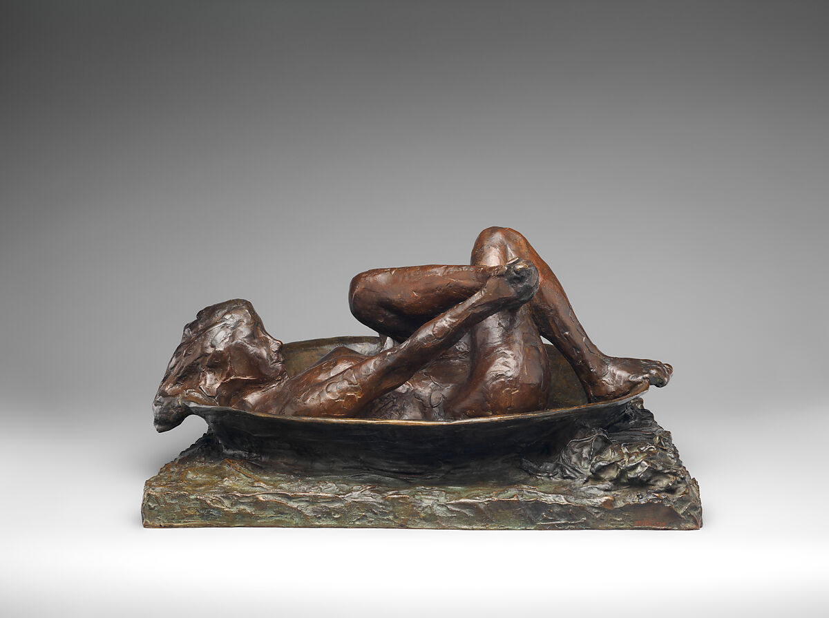 The Tub, Edgar Degas (French, Paris 1834–1917 Paris), Bronze, French 