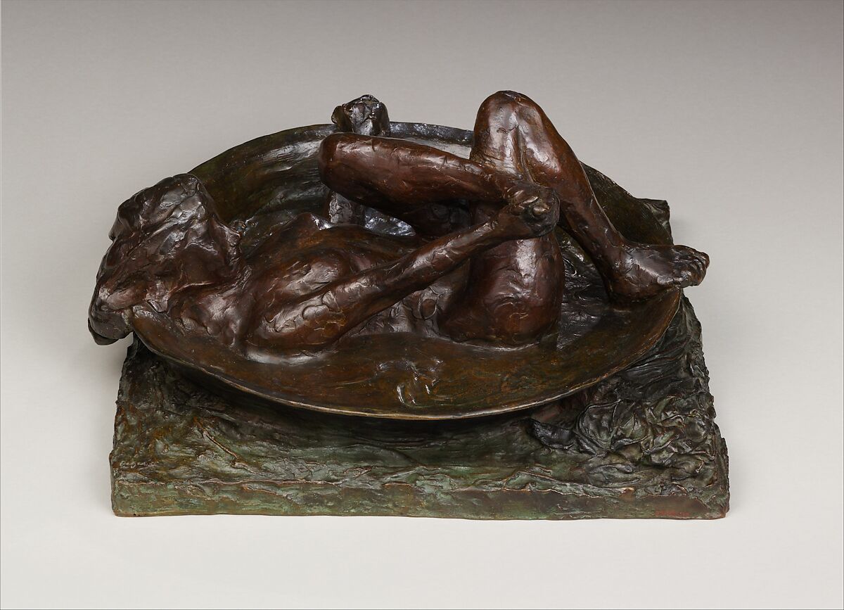 The Tub, Edgar Degas (French, Paris 1834–1917 Paris), Bronze, French