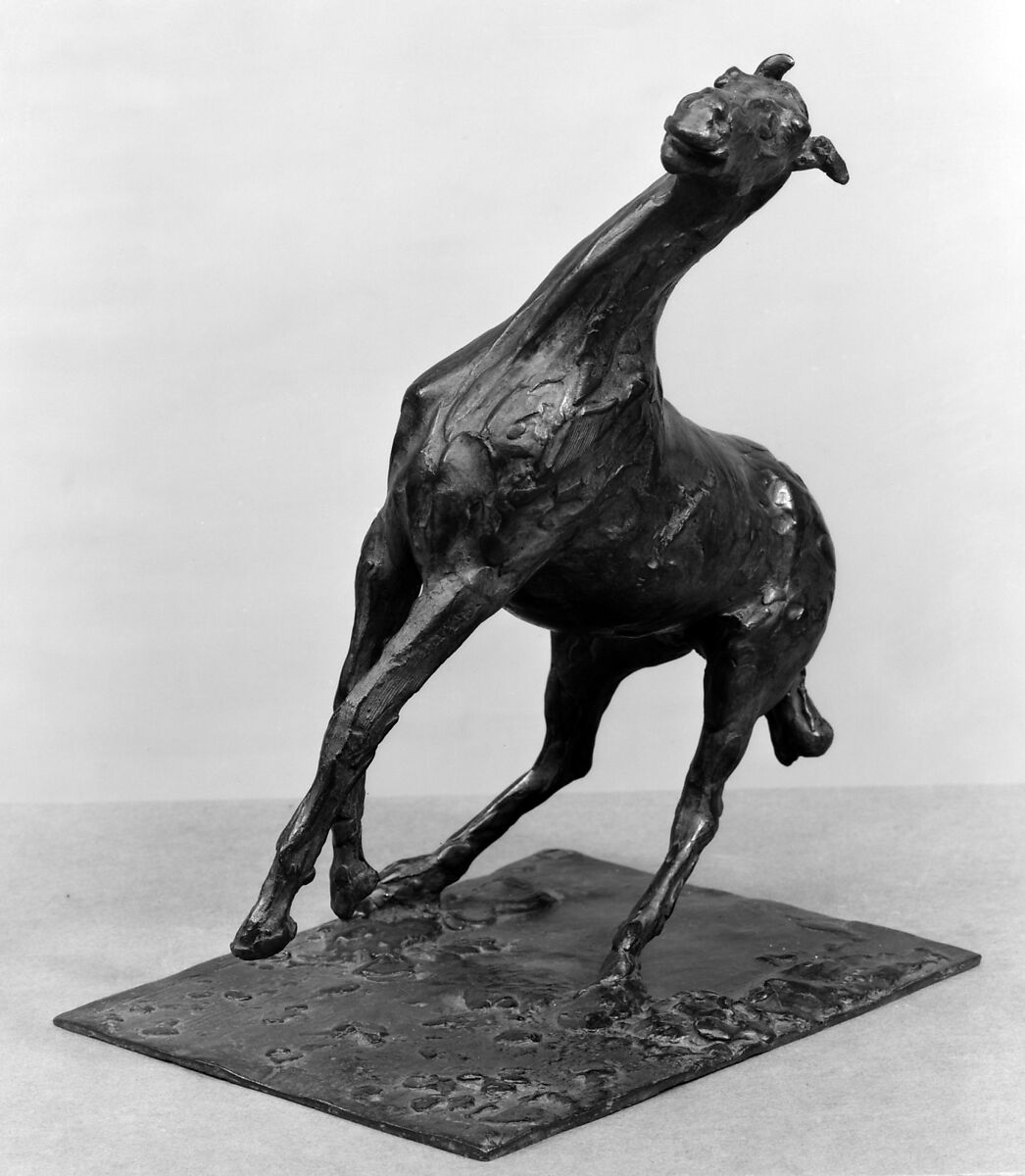 Rearing Horse, Edgar Degas (French, Paris 1834–1917 Paris), Bronze, French