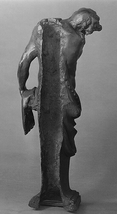 Male term figure, Said to be by Annibale Fontana (Italian, 1540–1587), Bronze, Italy or France