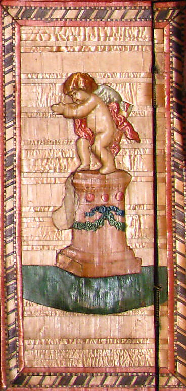 Toilet box, Profile head of Napoleon after an original by Jean-Pierre Droz (French, La Chaux-de-Fonds, Neuchâtel 1746–1823 Paris), Straw on wood, gilt bronze, French