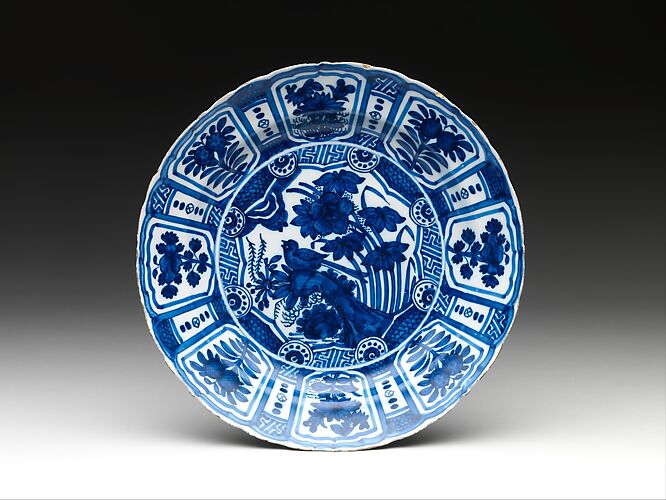 Plate with Geese in a Lotus Pond, China, Ming dynasty (1368–1644), Wanli  period (1573–1620)