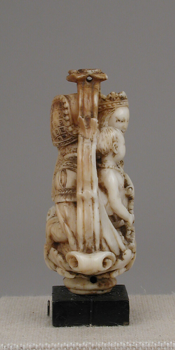 Rosary bead, Ivory, German