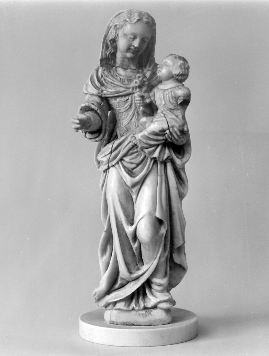 Madonna and Child, Ivory, Italian 