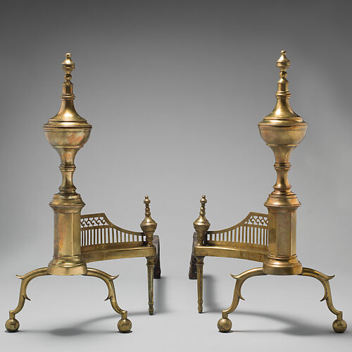 Pair of andirons