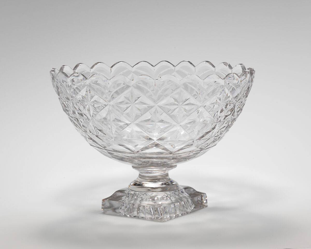 Salad or fruit bowl, Glass, British or Irish 