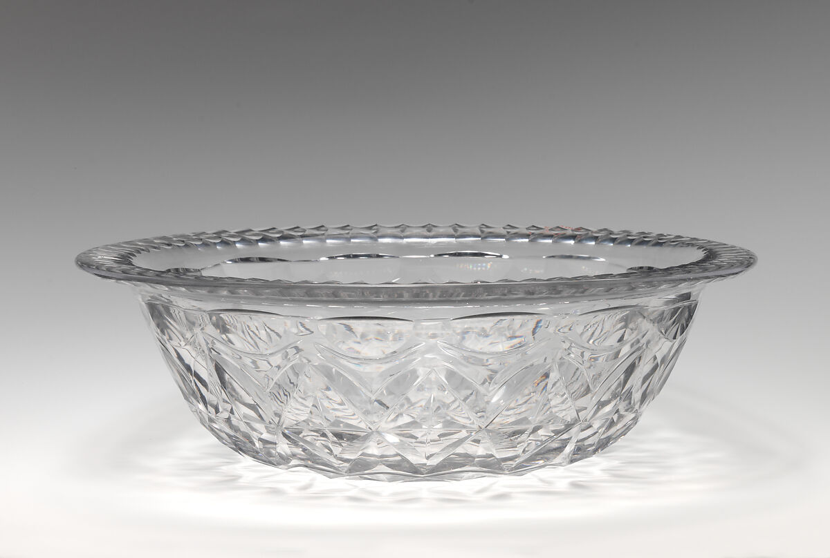 Bowl, Glass, British or Irish 