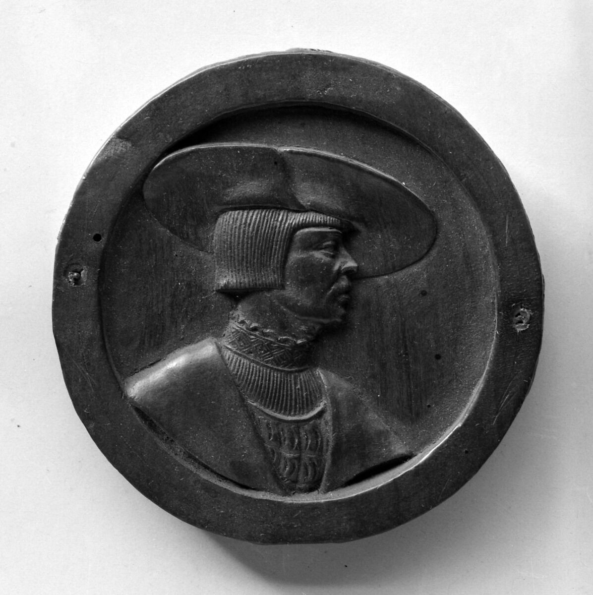 Bust of a man, Boxwood, German