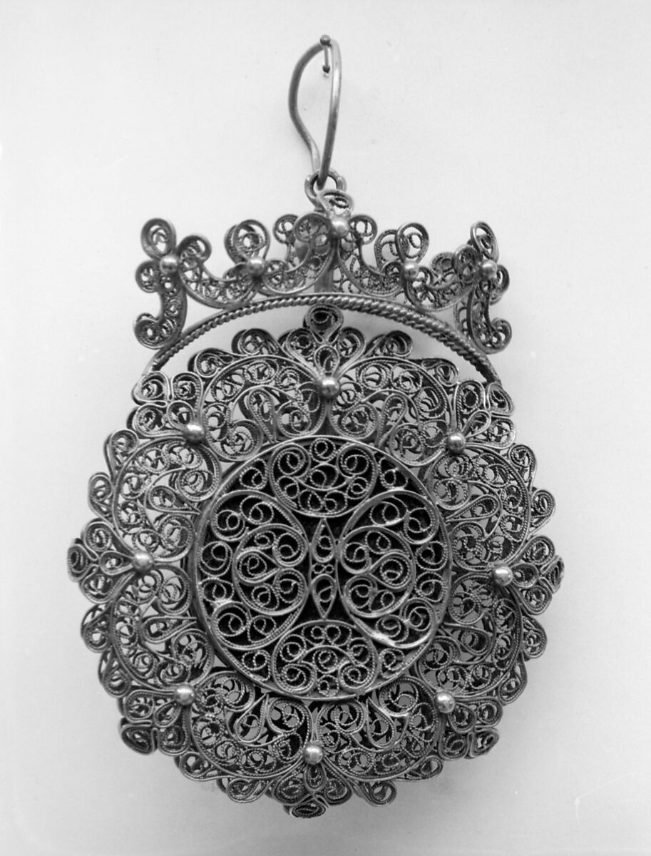 Mirror, Gilt copper, German or Dutch