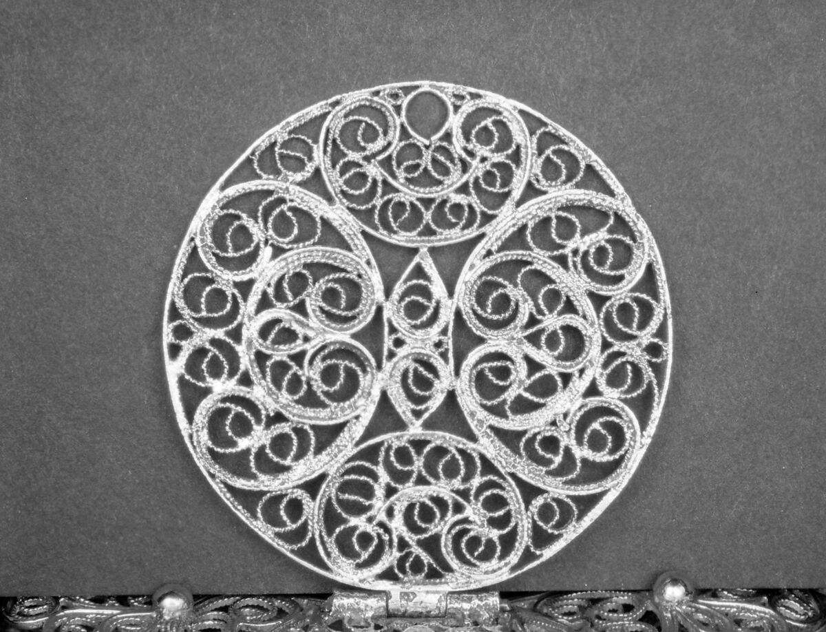 Mirror, Gilt copper, German or Dutch