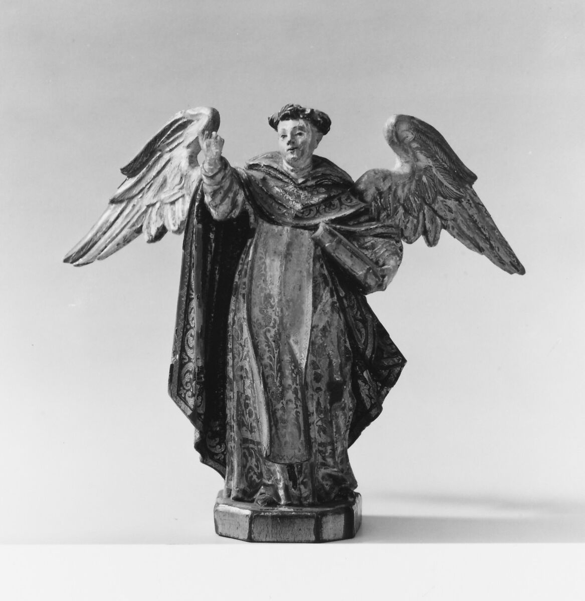 Saint Vincent Ferrer (1350–1419), Wood, polychromed and gilded, Spanish