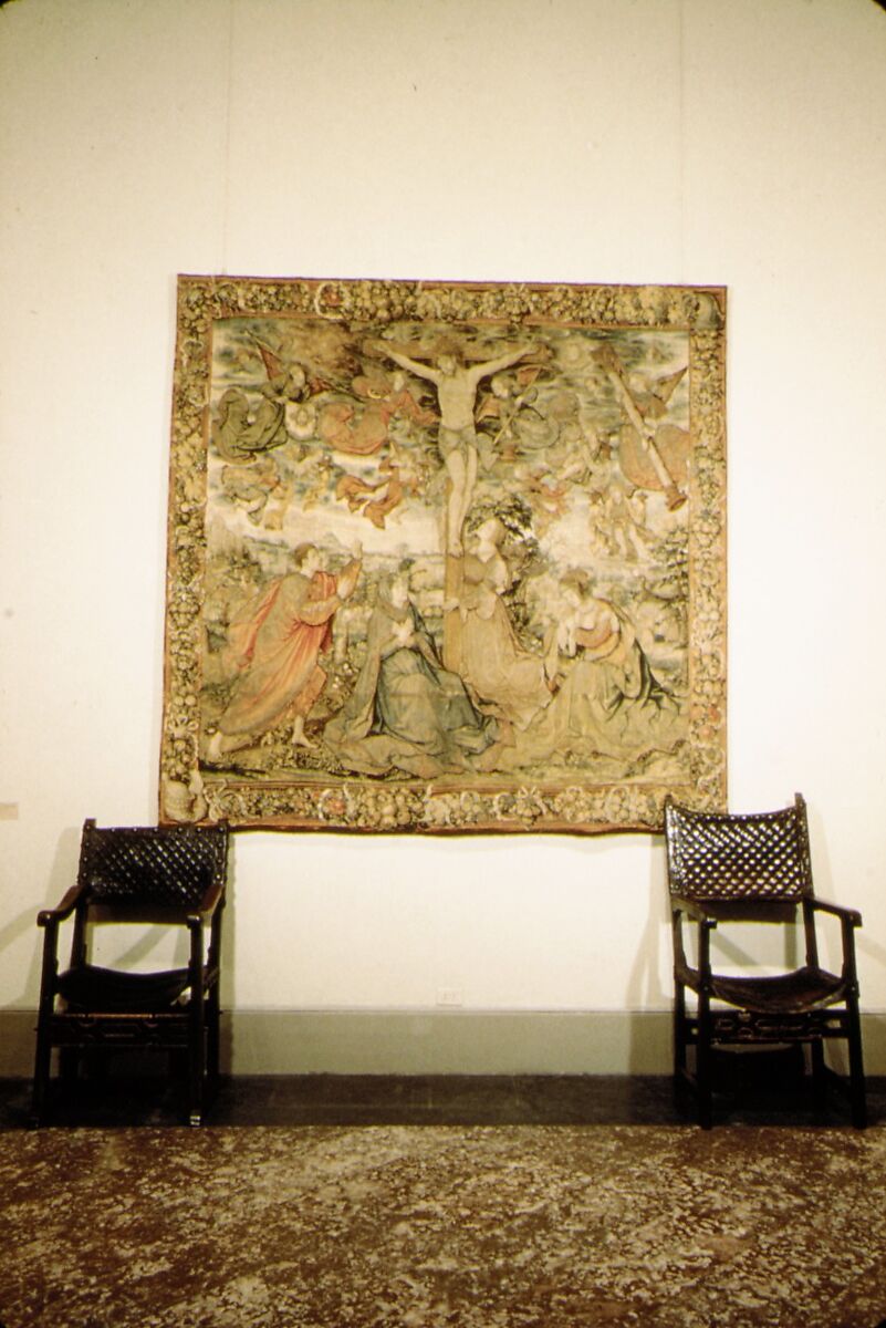 Armchair, Walnut, leather, Spanish