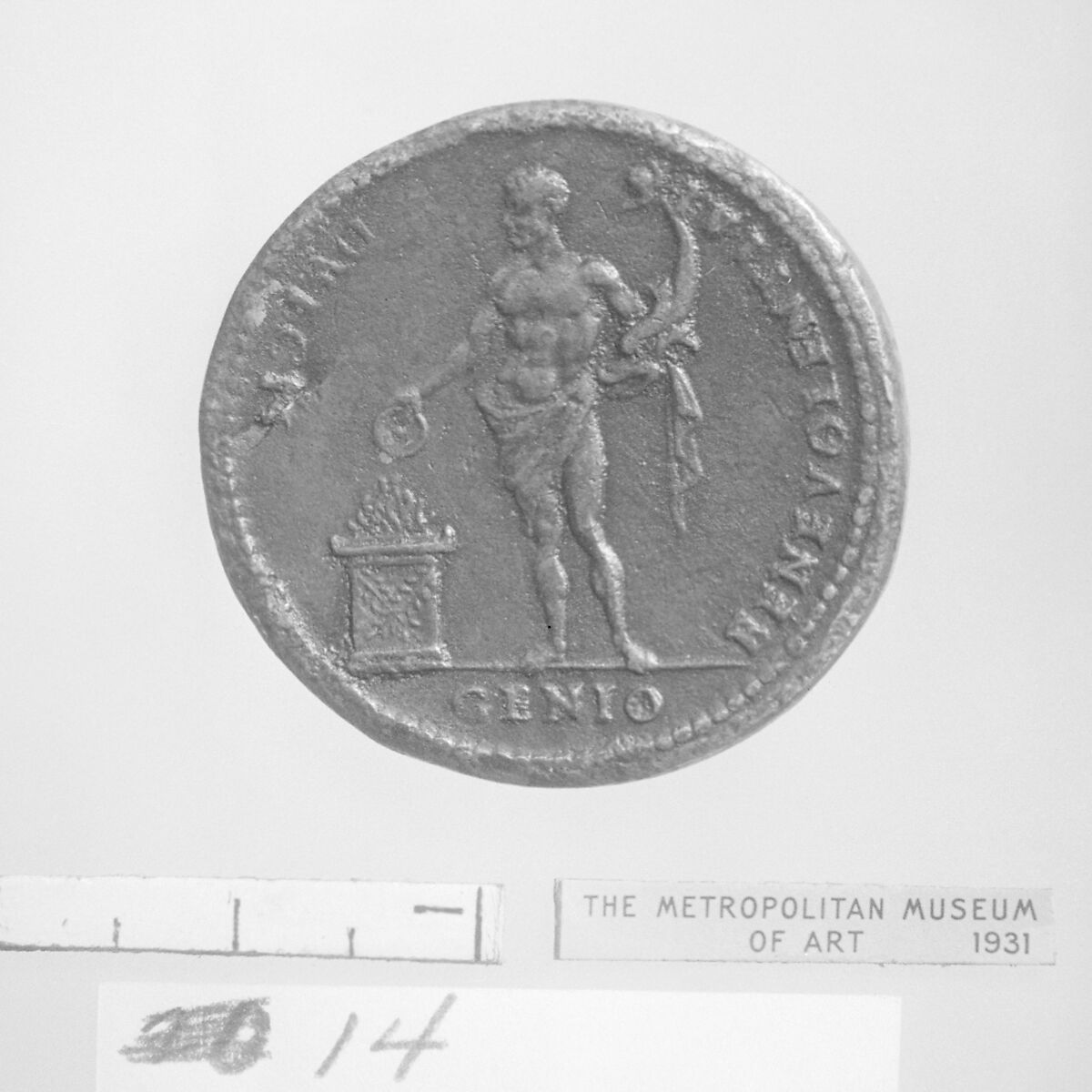 Hieronymus Panicus (d. 1558) and Lodovisius Bon (d. 1565), Medalist: Giovanni del Cavino (Italian, Padua 1500–1570 Padua), Bronze, Italian, Padua