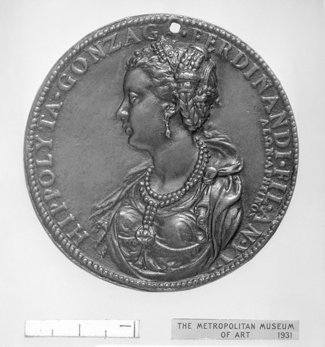 Ippolita di Ferdinando Gonzaga (1535–1563) at the age of 16, Leone Leoni  Italian, Bronze, cast, Italian