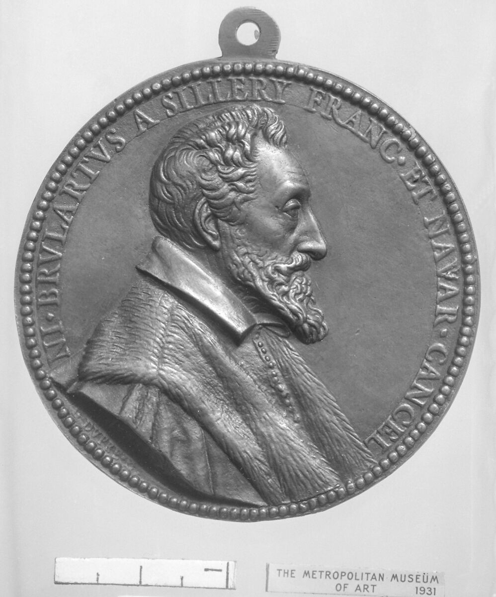 Nicolas Brulart de Sillery, Chancellor of France (1544?–1624, Chancellor of France 1607), Medalist: Guillaume Dupré (French, 1579–1640), Bronze, French 