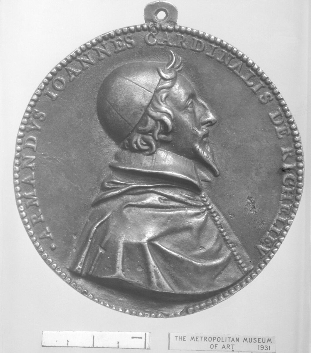 Louis XIII and Richelieu, Medalist: Jean Varin (French, Liège baptized 1607–1672 Paris), Bronze, French